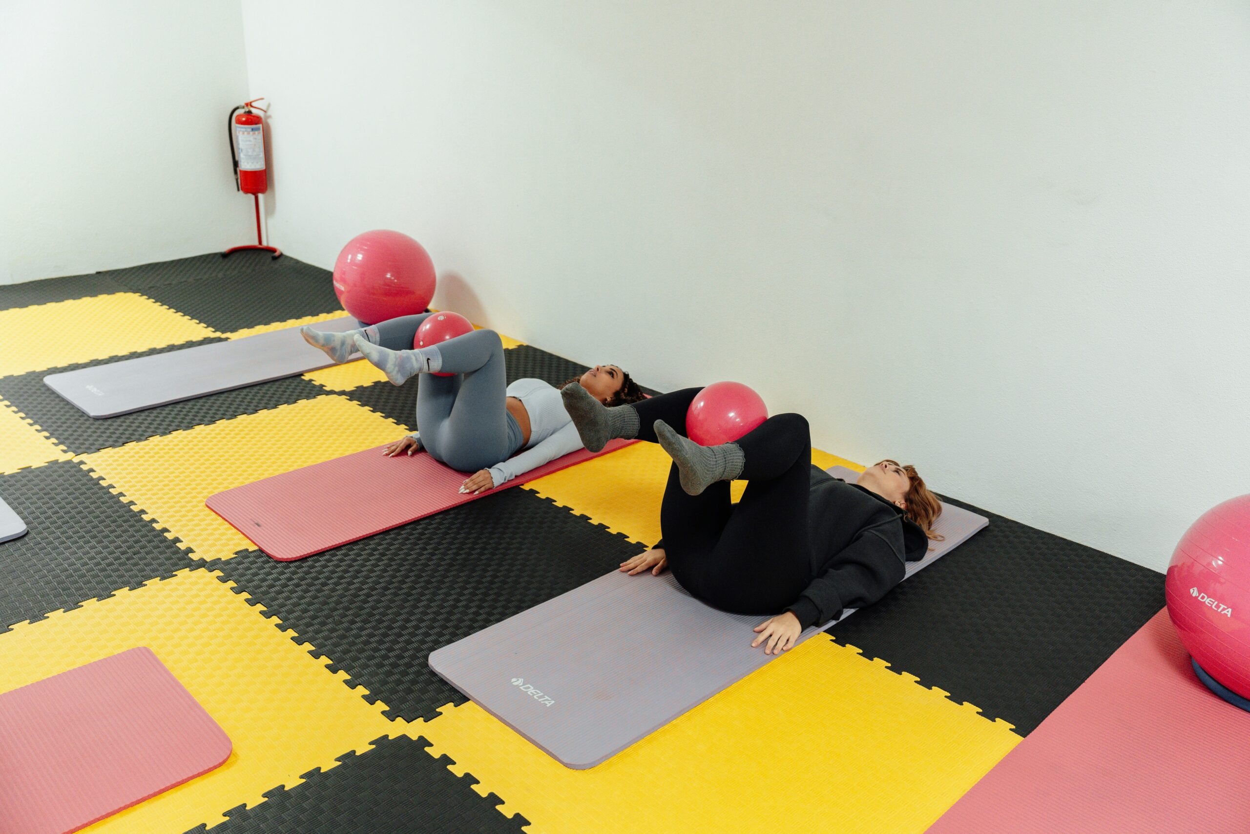 Step-by-step visual guide for Pilates exercises